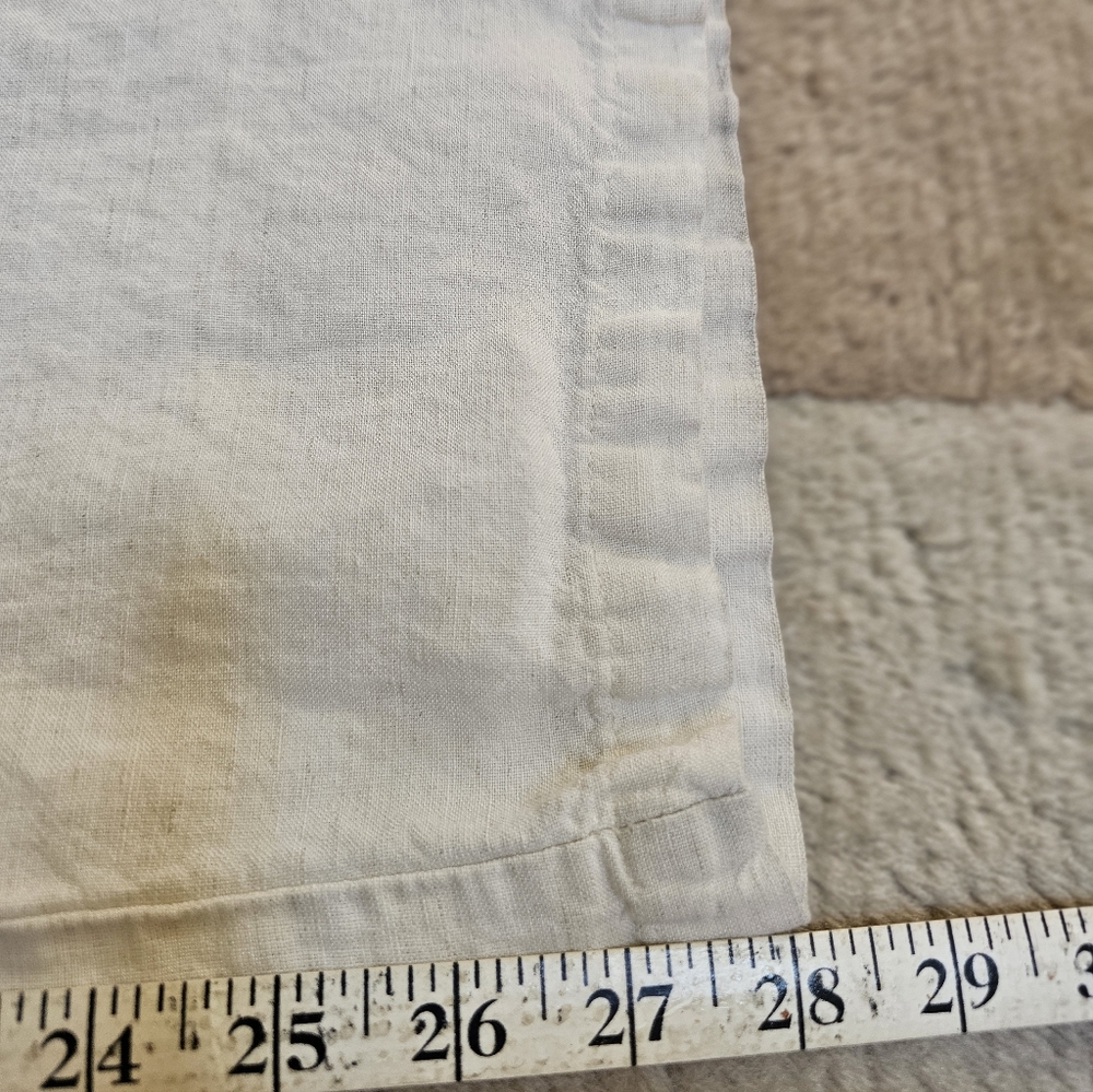 Just Living Casual Cream Wide Leg Pants - Picture 6 of 6